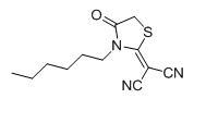 2-(3-己基-4-氧噻唑烷-2-亚基)丙二腈cas:2084812-77-9