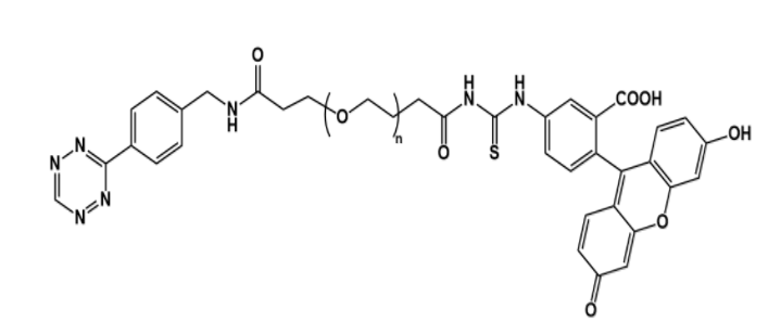 四嗪-聚乙二醇-荧光素Tetrazine-PEG-FITC
