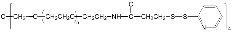 四臂聚乙二醇邻吡啶基二硫化物4-ArmPEG-OPSS