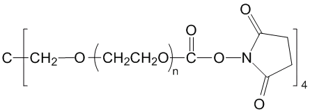 四臂聚乙二醇-琥珀酰亚胺酯4-ArmPEG-SC