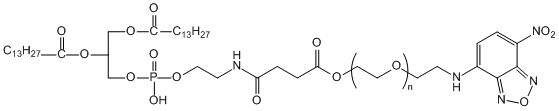 1,2-十四酰基磷脂酰乙醇胺-聚乙二醇-硝基苯恶二唑DMPE-PEG-NBD