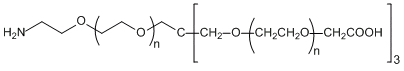 四臂聚乙二醇-(3臂羧基-1臂氨基)4-ArmPEG-(3COOH-1NH2)
