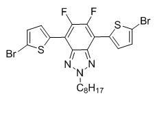 4,7-双(5-溴-2-噻吩基)-5,6-二氟-2-辛基-2H-苯并[D][1,2,3]-三氮唑cas:1393528-99-8