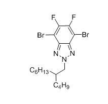 4,7-二溴-2-(2-丁基辛基)-5,6-二氟-2H-苯并[d][1,2,3]三唑cas:1283099-24-0