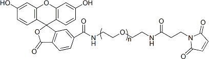 荧光素-聚乙二醇-马来酰亚胺FITC-PEG-Mal