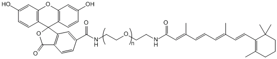 荧光素-聚乙二醇-全反式维甲酸FITC-PEG-Tretinoin