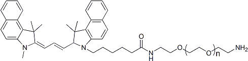 CY3.5-聚乙二醇-氨基Cy3.5-PEG-NH2