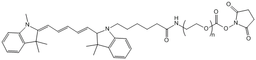 Cy5-聚乙二醇-琥珀酰亚胺碳酸酯Cy5-PEG-SC