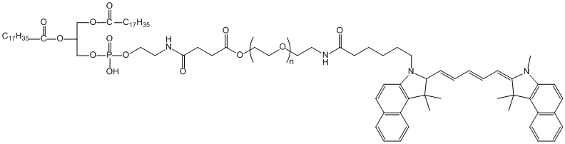 二硬脂酰基磷脂酰乙醇胺-聚乙二醇-CY5.5 DSPE-PEG-CY5.5