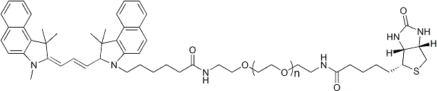 CY3.5-聚乙二醇-生物素Cy3.5-PEG-Biotin