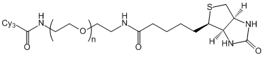 Cy3-聚乙二醇-生物素Cy3-PEG-Biotin