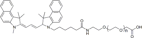 CY3.5-聚乙二醇-羧基Cy3.5-PEG-COOH