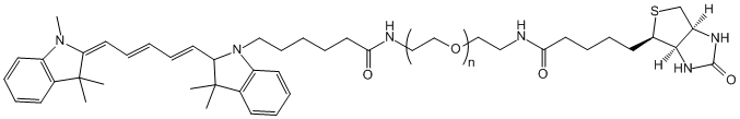 CY5-聚乙二醇-生物素Cy5-PEG-Biotin