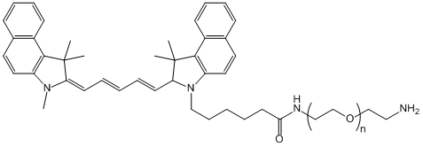 CY5.5-聚乙二醇-氨基CY5.5-PEG-NH2