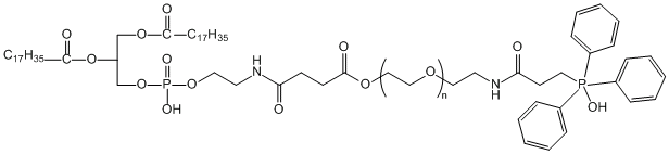 二硬脂酰基磷脂酰乙醇胺-聚乙二醇-磷酸三苯酯DSPE-PEG-TPP