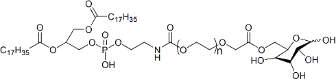 二硬脂酰基磷脂酰乙醇胺-聚乙二醇-半乳糖DSPE-PEG-Galactose
