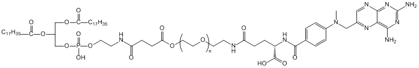 二硬脂酰基磷脂酰乙醇胺-聚乙二醇-甲氨蝶呤DSPE-PEG-MTX
