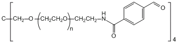 四臂聚乙二醇(4-甲酰基-苯甲酰胺) 4-ArmPEG-DF