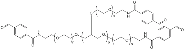 八臂聚乙二醇-4-甲酰基-苯甲酰胺8-ArmPEG-DF