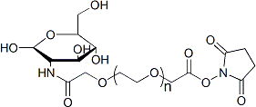 Gluc-聚乙二醇-琥珀酰亚胺羧甲基酯Gluc-PEG-SCM
