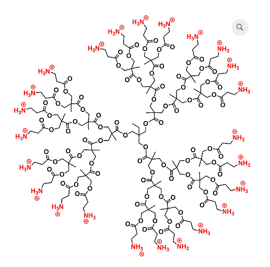 Bis-MPA Ammonium Dendrimer, G3, TMP Core 三羟甲基丙烷核二羟甲基丙酸铵三代树枝状聚合物