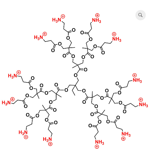 Bis-MPA Ammonium Dendrimer, G2, TMP Core 三羟甲基丙烷核二羟甲基丙酸铵2代树枝状聚合物