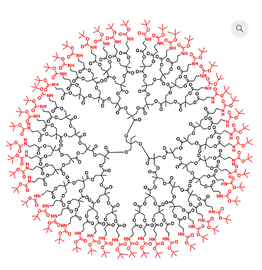 Bis-MPA NHBoc Dendrimer, G4, TMP Core 氨基保护的三羟甲基丙烷核的4代树枝状聚合物