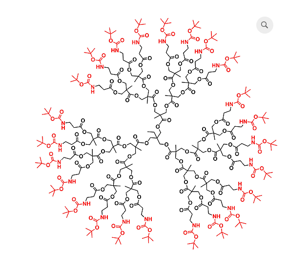 Bis-MPA NHBoc Dendrimer, G3, TMP Core 氨基保护的三羟甲基丙烷核的3代树枝状聚合物