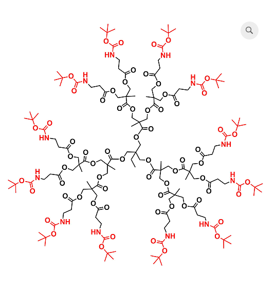 Bis-MPA NHBoc Dendrimer, G2, TMP Core 氨基保护的三羟甲基丙烷核的2代树枝状聚合物