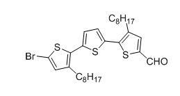 5''-溴-3,3''-二辛基-[2,2':5',2''-三噻吩]-5-醛cas:1342311-48-1