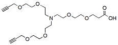 N-(Acid-PEG2)-N-bis(PEG2-propargyl) CAS:2100306-49-6