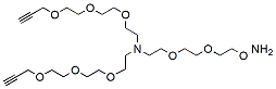 N-(Aminooxy-PEG2)-N-bis(PEG3-propargyl) CAS:2112737-71-8