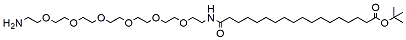17-(Amino-PEG6-ethylcarbamoyl)heptadecoic t-butyl ester