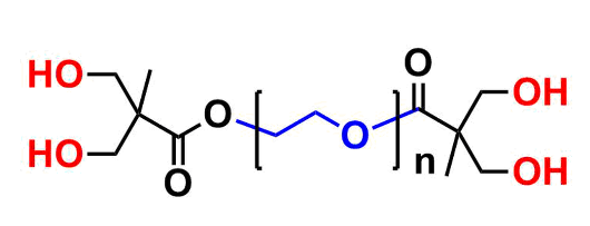 bis-MPA Dendronised PEG 20k, Hydroxyl Functional, G1 聚乙二醇20k核的二羟甲基丙酸羟基修饰的一代树状聚合物交联产品