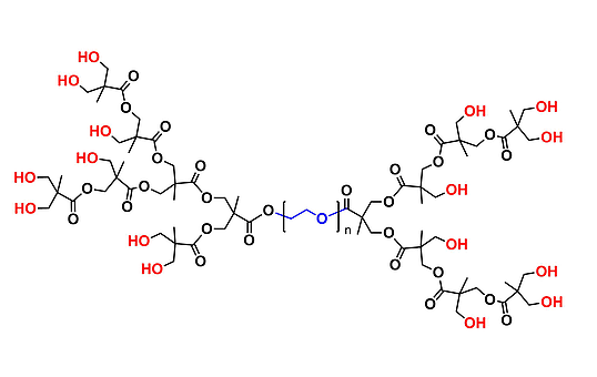 Hyperbrched bis-MPA PEG 20k, Hydroxyl Functional, G3 聚乙二醇20k核的二羟甲基丙酸羟基修饰的三代超支化聚合物