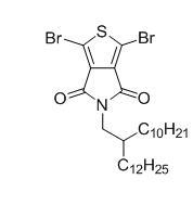 1,3-二溴-5-(2-癸基十四烷基)-4H-噻吩并[3,4-c]吡咯-4,6(5H)-二酮cas:1640286-62-9