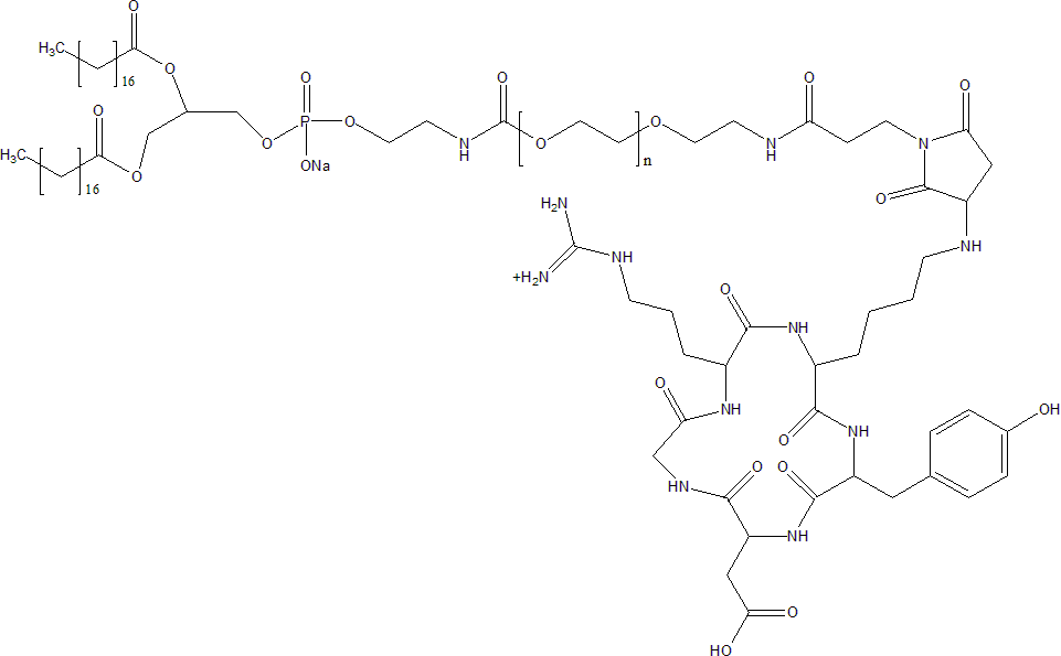 PAE-PEG-cRGD 聚(β-氨基酯)-聚乙二醇-靶向环肽