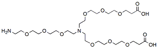 N-(Amino-PEG3)-N-bis(PEG3-acid) HCl salt CAS:2055042-59-4
