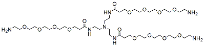 Tri(Amino-PEG4-amide)-amine TFA salt