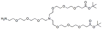 N-(Amino-PEG3)-N-bis(PEG3-t-butyl ester) HCl salt CAS:2055042-62-9