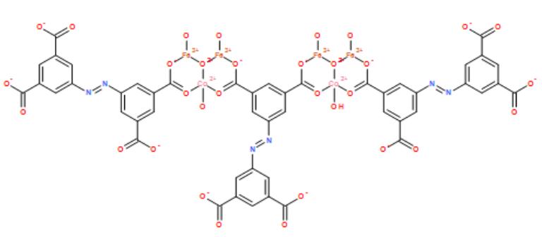 PCN-250(Fe2Co);MOF金属有机框架材料