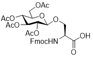 葡萄糖丝氨酸,N-[芴甲氧羰基]-O-(2,3,4,6-四-O-乙酰基-BETA-D-吡喃葡萄糖基)-L-丝氨酸cas:118358-38-6