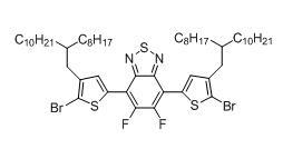 4,7-双(5-溴-4-(2-辛基十二烷基)噻吩-2-基)-5,6-二氟苯并[c][1,2,5]噻二唑cas:1504626-07-6