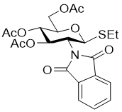 3,4,6-三-氧-乙酰基-2-脱氧-2-邻苯二甲酰亚氨基-β-D-硫代吡喃葡萄糖苷乙酯cas:99409-32-2