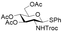 苯基 3,4,6-三-O-乙酰基-2-脱氧-1-硫代-2-(2,2,2-三氯乙氧基甲酰胺基)-β-D-吡喃葡萄糖苷cas:187022-49-7