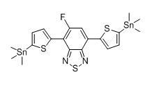 4,7-二(5-三甲基锡噻吩基-2-)-5-氟-2,1,3-苯并噻二唑cas:1611002-56-2