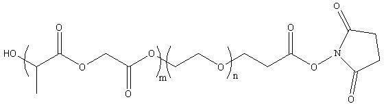 PLGA-PEG-NHS 聚乳酸羟基乙酸共聚物-聚乙二醇-N羟基琥珀酰亚胺