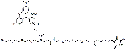 TAMRA-Azide-PEG-Desthiobiotin