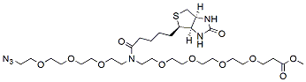 N-(Azido-PEG3)-N-Biotin-PEG4-methyl ester CAS:2100306-76-9