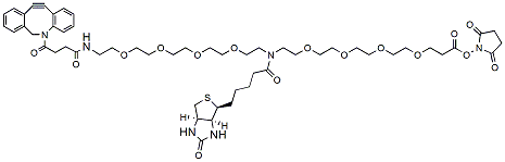 N-(DBCO-PEG4)-N-Biotin-PEG4-NHS CAS:2353409-72-8